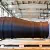 Эксклюзивная разработка для ГОКа —  ассиметричный резиновый переход с диаметра 1000 мм на 720 мм